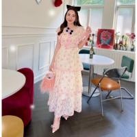 ราคา เดรสลูกไม้ ชายระบาย งานป้าย Love lady Size 2XL (มือ 1 ป้ายห้อย) (26351136023)