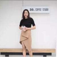 ราคา Twotwice asymmetric skirt (2077953091)