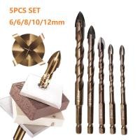 ราคา 5 ชิ้น Hex Shank สั้น Groove Cross ใบมีดกระเบื้อง Bit 6 มม./6 มม./8 มม./10 มม./12 มม. (10873326246)