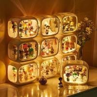 ราคา Blind Box Storage Box Pop Mart Transparent Acrylic Display Stand PopMart Hand-Made Lego Space Capsule Frame Cabinet (44103058021)