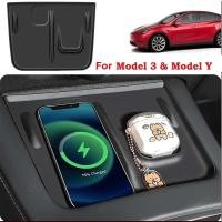 ราคา สําหรับเทสลารุ่นยรุ่น3 2017-2023คอนโซลกลางชาร์จไร้สายป้องกันเสื่อปกซิลิโคนกันลื่นโทรศัพท์ เบาะ เสื่อ (48555806344)