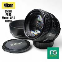 ราคา Nikon Nikkor AF 85mm F1.8D + Hood HN-24 Mount AF Nikon (24345635188)