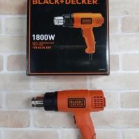ราคา เครื่องเป่าลมร้อน BLACK&DECKER KX1800 1800W -สามารถปรับระดับความร้อนได้ 400 -500 องศา -อัตราการไหลของลม 550-750 L/min - (29256539770)