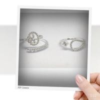 ราคา ขายขาดทุนsterling silvers 925แหวนเพชรรัสเซีย (2424466065)