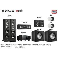 ราคา YAMAHA RX-V6A + POLK AUDIO MXT70 + MXT30 + MXT20 + MXT12 (x2) + V80 (x2) (27213904137)