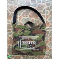 ราคา กระเป๋าถือลายพรางทหาร Military Handbag Porter Yoshida & Company Tokyo-Japan Camouflage Woodland (28200196533)