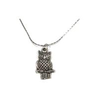 ราคา TANITTgemsสร้อยคอทองคำขาวประดับจี้นกฮูก - White Gold (216726744)