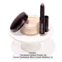 ราคา Laura Mercier Sephora Birthday Gift Set 2 ชิ้น สุดคุ้ม แป้งฝุ่น 5g +อายชาโดว์น้ำตาลทอง (22638001743)