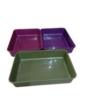 ราคา ถาดสี่เหลี่ยม Nata Metallic 04 - ถาดพลาสติกหนา - ถาดอเนกประสงค์ - ถาดสี่เหลี่ยมพลาสติก (54254068834)