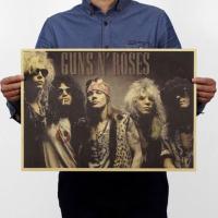 ราคา โปสเตอร์รูป 1920 GUNS N' ROSES แนวป็อบร็อค ย้อนยุค (9674320644)