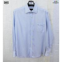 ราคา DAKS LONDON แท้ อก45 เสื้อเชิ๊ตแขนยาวลายสก๊อตสปอต (20486889727)