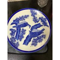 ราคา จานญี่ปุ่นใบใหญ่ ลายนกอินทรีย์ งานเก่าน่าสะสม (26426910147)