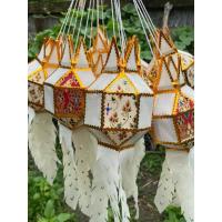 ราคา โคมล้านนา ขนาด 6 นิ้ว โคมผ้าสลับผ้าไทย (26526180526)