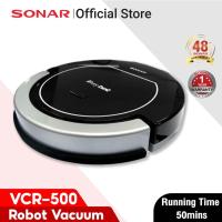 ราคา SONAR หุ่นยนต์ทำความสะอาด โรบอทดูดฝุ่น หุ่นยนต์ดูดฝุ่น โรบอทดูดฝุ่น เครื่องดูดฝุ่น เครื่องกรองฝุ่น Robot vacuumรุ่น VCR-500 (สีดำ) (285969175)