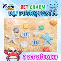 ราคา ชุดเสน่ห์มหาสมุทรสีพาสเทลใส – ปลาทะเลปลาดาวน่ารักกับรองเท้าแตะ ทําเอง (50704933827)