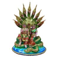 ราคา องค์พ่อปู่ศรีสุทโธแม่ย่าปทุมา พญานาคราช นาคา นาคี นั่งบัลลังก์พญานาคคู่ เศียรพญานาค 9 เศียร พิมพ์หน้าตัก 5 นิ้ว (13768097862)