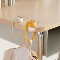 ราคา ตะขอแขวนโต๊ะกันลื่นแบบไม่ต้องเจาะ-ที่แขวนกระเป๋าเป้สะพายหลังขอบโต๊ะสําหรับห้องเรียนในหอพักสํานักงาน (41577290749)