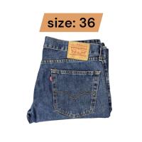 ราคา กางเกงยีนส์ ลีวาย 505 เอว36 ยาว 42 ขา 8 มือสอง รหัสs36 (25794917094)