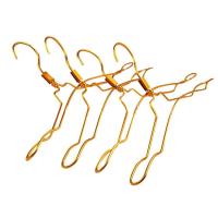 ราคา ไม้แขวนเสื้อ ไม้แขวนอลูมิเนียม ไม้แขวน สีทอง (ความกว้าง38cm) ลวดคู่ทอง แพ็ค12ชิ้น (2015877043)