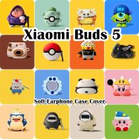 ราคา In Stockfor Xiaomi Buds 5 Case Casing Soft Silicone Creative Cartoon Headphone Case Cover NO.2 (26514132051)