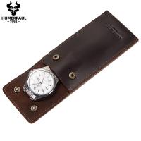 ราคา Humerpaul Handmade นาฬิกากระเป๋า Crazy Horse หนังกล่องเก็บสําหรับนาฬิกากระเป๋าเดินทางนาฬิกากระเป๋าแบบพกพา (27523477611)