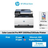 ราคา HP Color LaserJet Pro MFP 3303fdw / 3303sdw / 3303fdn Printer (24788111047)