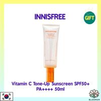ราคา [Innisfree] Vitamin C Brightening Tone-Up Sunscreen SPF50+ PA++++ 50ml | Dark Spot Correcting UV Sun Cream | ครีมกันแดดหน้าขาวใสและต่อต้านริ้วรอยทุกวันสําหรับผิวเปล่งประกาย (26837015441)