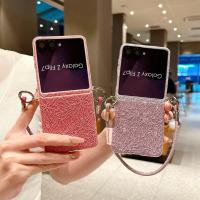 ราคา LUKEN เคสโทรศัพท์สําหรับ Samsung Galaxy Z Flip 7 6 5 4 3 ค้นหา N2 Flip N3 Flip Nice สีปกหลังพร้อมโซ่สําหรับ Flip3 Flip4 Flip5 Flip6 Flip7 N2Flip N3Flip Mix Flip (54805925189)