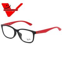 ราคา กรอบแว่นตา Ray-Ban รุ่น RX7124D 2475 56 Black with Red ขนาด 56 มม รับประกันศูนย์ 2 ปี (25534562296)