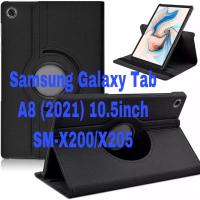 ราคา 360Rotating Case for Samsung Galaxy Tab A8 10.5" (2022) SM-X205 เคสหนัง สำหรับ Samsung Galaxy Tab A8 (2022) 10.5 SM-X205 (17723444153)