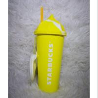 ราคา แก้วแสตนเลสสีเหลืองฝาปิดลายวิปครีม Starbucks Thailand (1905446788)