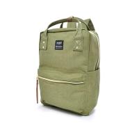 ราคา Anello รุ่น Regular Canvas Square Backpack สีเขียวของแท้ ลดราคาประชดของแพง (8986369377)