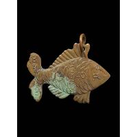 ราคา ปลาตะเพียน หลวงพ่อจง วัดหน้าต่างนอก จ.อยุธยา เนื้อทองแดง (16873753114)