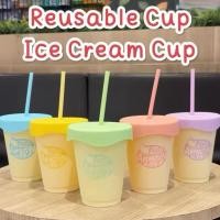 ราคา 5 ใบ แก้ว Reusable Cup Ice Cream แก้วไอติมอเมซอน สินค้าพรีเมี่ยม 2025 (43165447162)