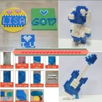 ราคา ตัวต่อนาโนบล็อค (เลโก้จิ๋ว) ตัวต่ออิสระ แยกสี ฟ้า น้ำเงิน ขาว ชมพู หลายรูปแบบ 1ถุง/50g มีจำนวนจำกัด ฐานกลมเหลี่ยม (9329475254)