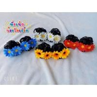 ราคา กิ๊บผมอาหมวย/คาดผมอาหมวย (ติดดอกไม้/ติดโบคละสี) (16184886745)