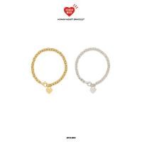 ราคา Human Made Heart Silver Bracelet (HM30GD086) (27243776589)