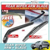 ราคา Toyota Harrier ACU30 2003 - 2012 ด้านหลังใบปัดน้ําฝนยางซิลิโคน Wiper Cover Pengelap Cermin Belakang (55404668231)