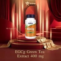 ราคา Now Foods EGCg, Green Tea Extract, 400 mg l ชาเขียวสกัดแท้,90 Capsules (48402897907)