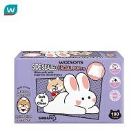 ราคา Watsons วัตสันสำลีแผ่นรีดข้าง 100แผ่น (Shibainc Comics).. (28857076746)