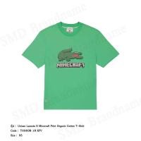 ราคา Lacoste เสื้อยืดคอกลม รุ่น Unisex Lacoste X Minecraft Print Organic Cotton T-shirt Code: TH5038 10 KFV (25909579163)