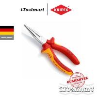 ราคา Knipex คีมปากแหลม 25 06 160 SB ด้ามหุ้มฉนวน (Snipe Nose Side Cutting Pliers) ด้าม VDE (18379428612)