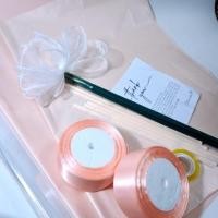 ราคา ชุด ดอกริบบิ้น-กระดาษไขมุก-25-30ดอก (45902975135)