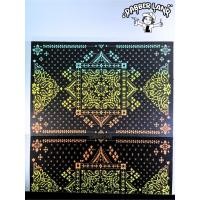 ราคา Sunrise Sesh 12" x 18" Uv ยางรองแก้ว Dab Mat by Moodmats (24916791484)