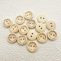 ราคา 10 ชิ้น 20 มิลลิเมตรแกะสลักทําด้วยมือด้วยปุ่มไม้รัก แฟลตแบ็ค 2 หลุมปุ่มไม้จักรเย็บผ้าเครื่องมือ ทําเอง สมุดภาพ งานฝีมือ (53756307154)