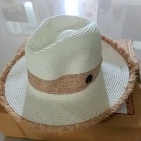 ราคา หมวก ปานามาขอบลุ่ย สีขาวนวล (6557158342)