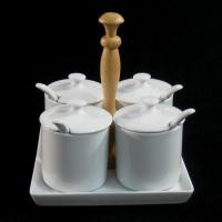 ราคา ชุดเครื่องปรุงด้ามไม้ # 4050 ( ครบชุด ) ยี่ห้อ Royal porcelain ( รอยัล พอร์ซเลน ) (6933083582)