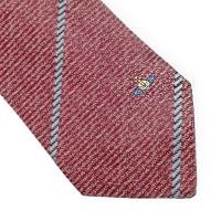 ราคา Vivienne Westwood Red Necktie with the blue line design and Vintage small logo (41505217361)
