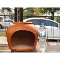 ราคา โอ่งดินเผา โอ่งแมว นัดรับรังสิตลำลูกกา 15 นิ้ว (2127929790)