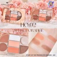 ราคา G61 Gina Glam Story Of The Princess Eye Shadow จีนา แกรม อายแชโดว์ทาเปลือกตา (26815888984)